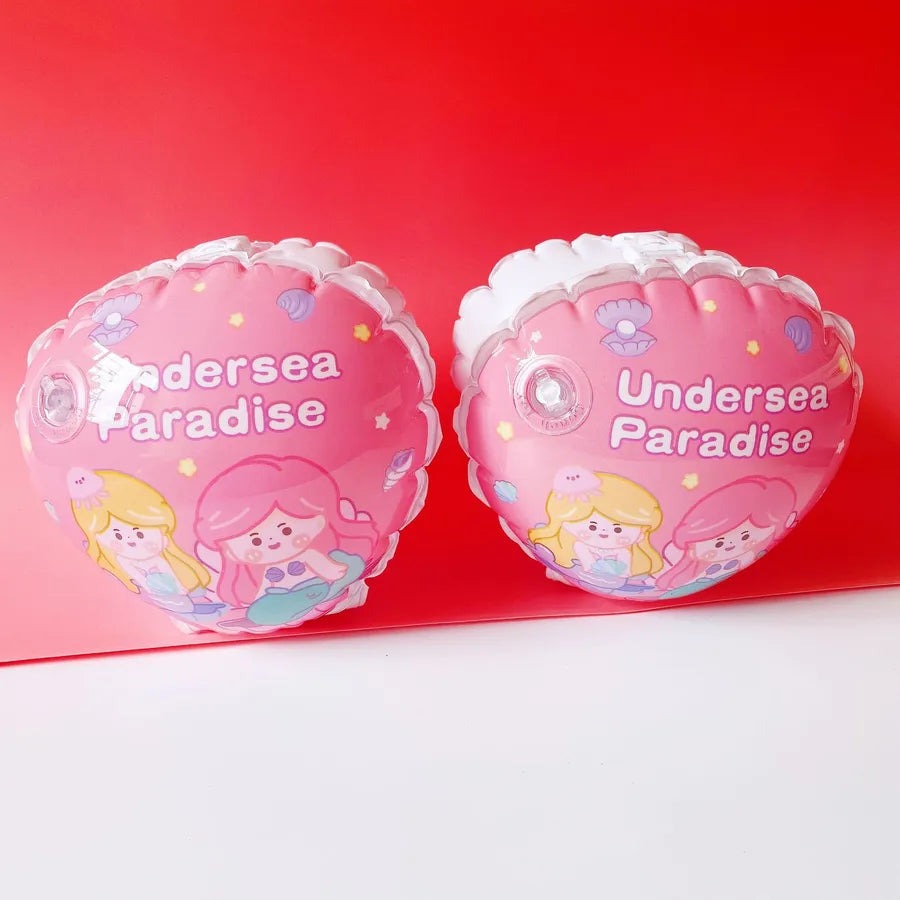 casual simple style cartoon pvc swim ring swimming accessories a pair