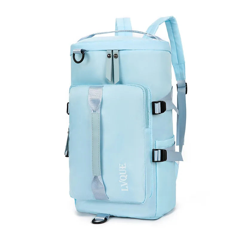 Unisex Streetwear Letter Solid Color Oxford Cloth Waterproof Travel Bags
