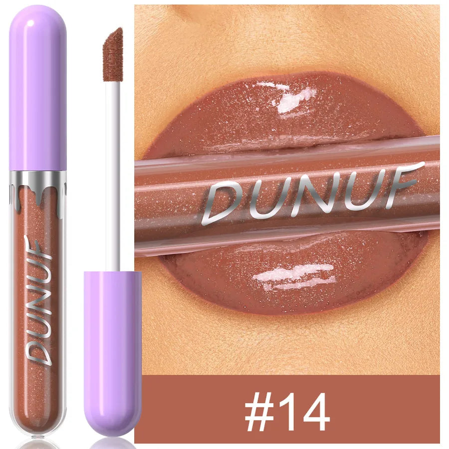 Casual Elegant Multicolor Liquid Lip Gloss