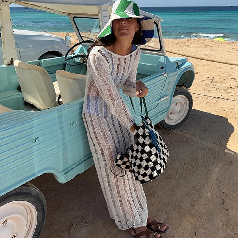 Women's Stripe Sexy Cover Ups