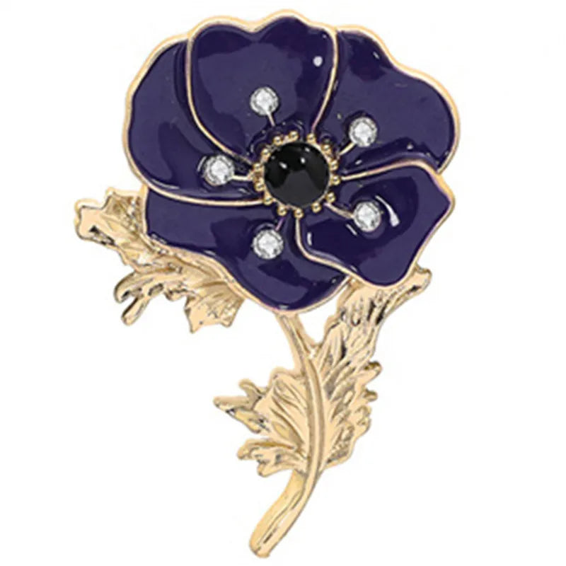 Casual Elegant Lady Flower Alloy Stoving Varnish Plating Unisex Brooches