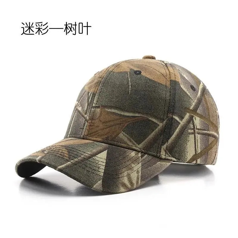 Outdoor Sports Sun Protection Hats Men's Tactical Military Camping Mountain Climbing Fishing Baseball Caps Digital Camouflage