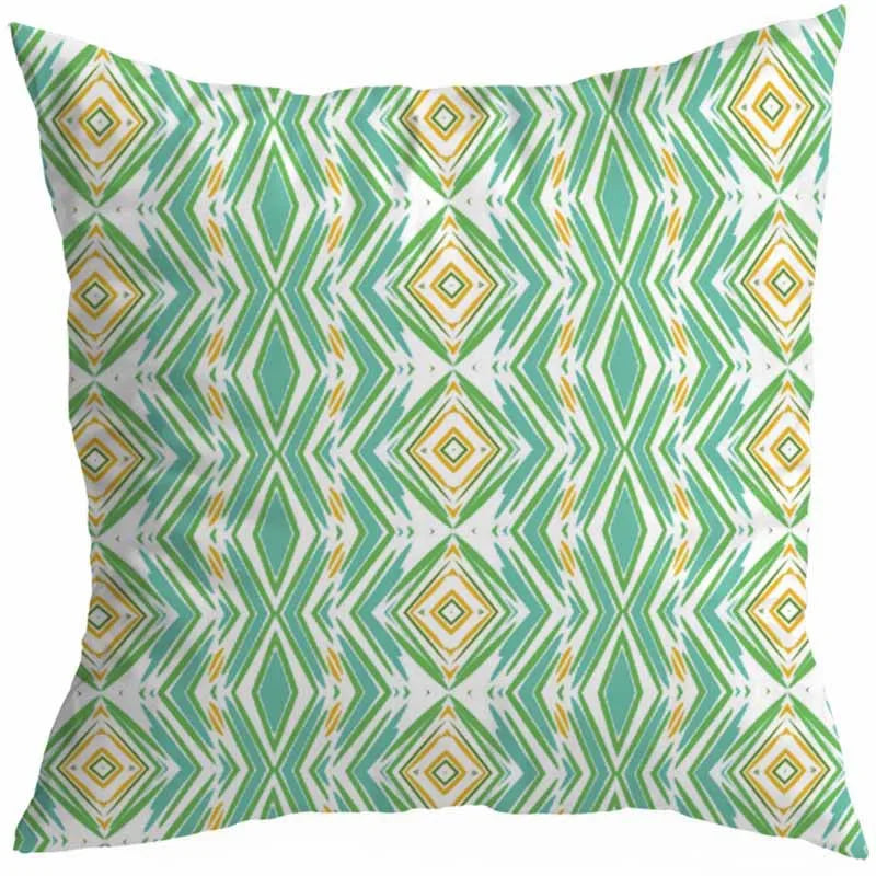 vacation sweet geometric stripe solid color linen fibre peach skin pillow cases