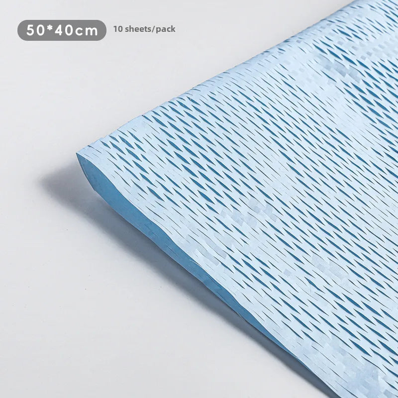 Trendy Honeycomb Paper Mesh Flower Bouquet Artistic Packaging Material Fresh Flowers Gift Wrapping Wholesale Handmade Craft Supplies