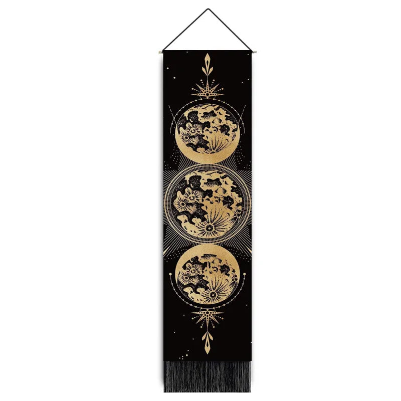 glam classical landscape polyester tapestry artificial decorations
