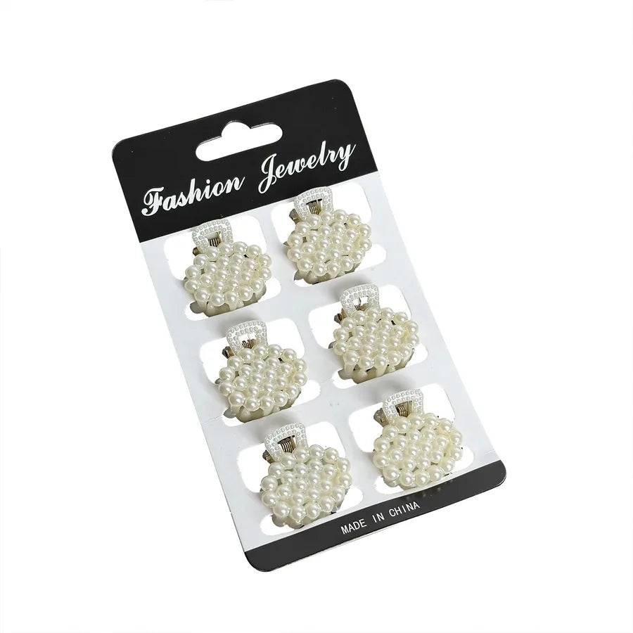 Duowei Jewelry New Version Mini Pearl Hair Accessories Small Elegant Hair Accessories Versatile Bangs Hair Clips Shower Hair Clips