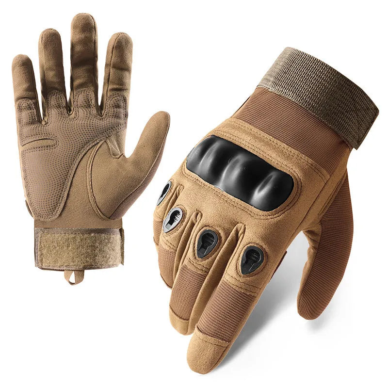 Tactical Gloves Men's Z192 Soft Shell Protective Pad Long Finger Touch Screen Fighting Non-slip Outdoor Military Fan Riding Gloves Men