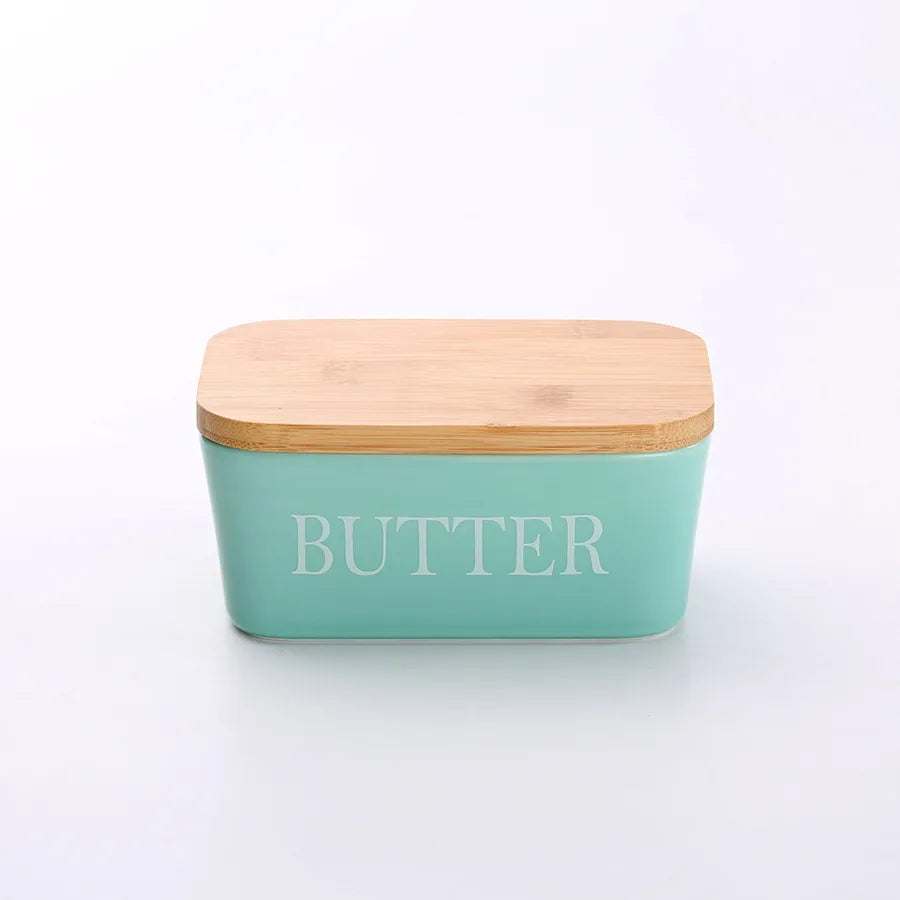 Simple Style Letter Solid Color Porcelain Storage Container Box