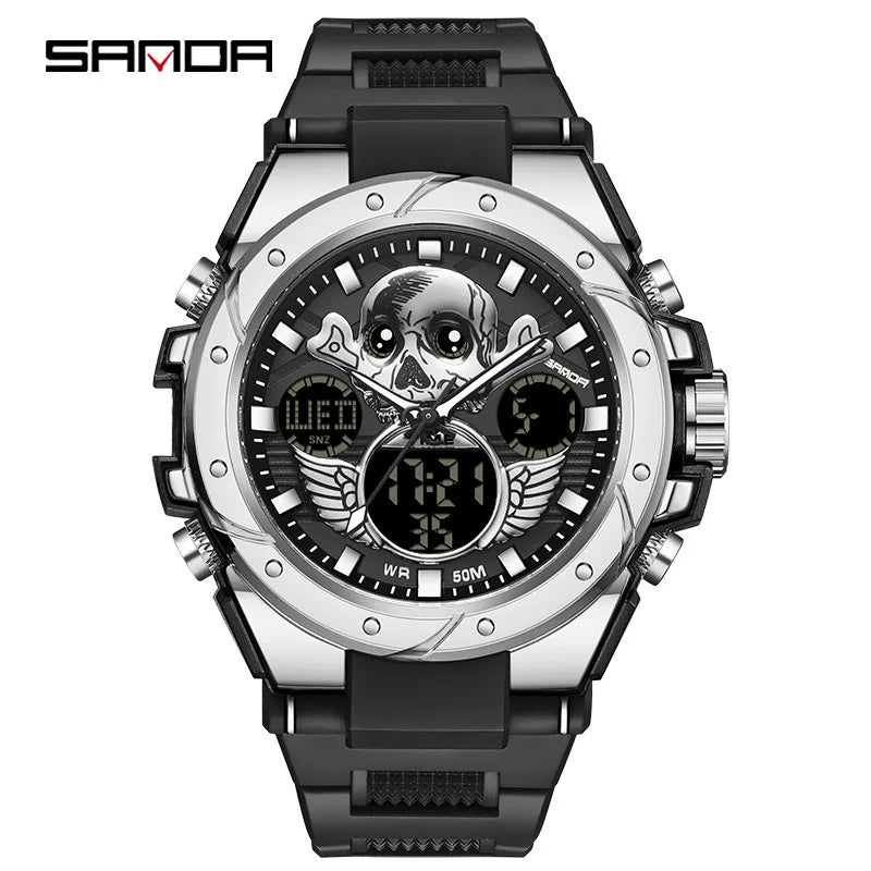 modern style solid color electronic men's watches