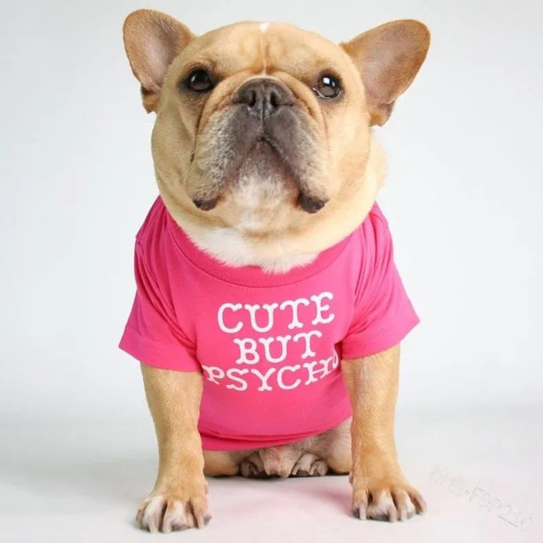 fashion cloth letter pet clothing 1 piece