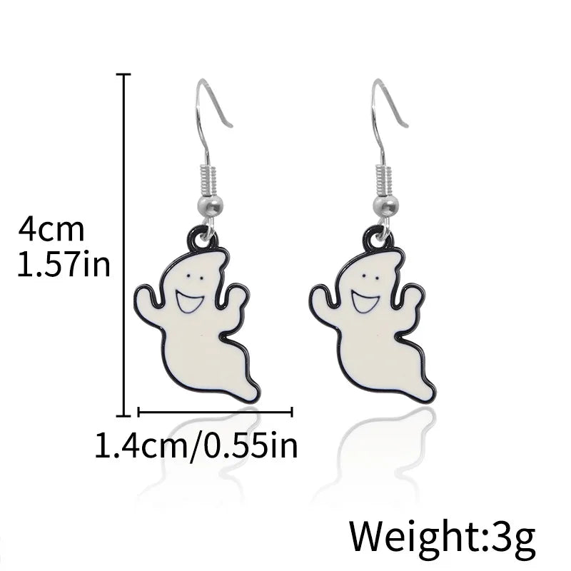 Halloween Ghost Devil Death Zombie Horror Pumpkin Skull Ear Cuff Alloy Geometric Pattern Unisex Original Design Jewelry Earring
