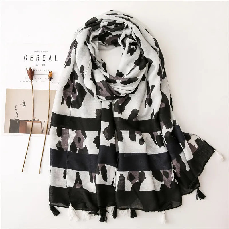 hot selling fashion retro small flower twill cotton scarf