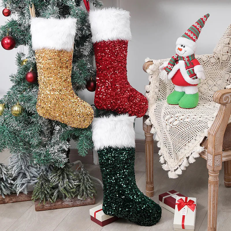 Christmas Retro Exaggerated Sock Indoor Party Festival Christmas socks
