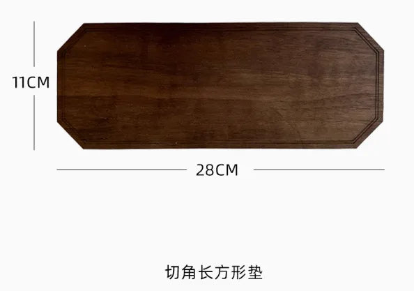 Retro Walnut Jewelry Display Stand Chinese Style Bracelet Earring Holder Ring Tray For Photography Accessories Showcase