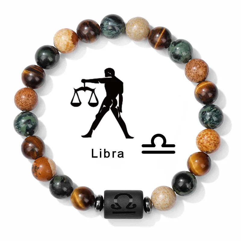 Simple Style Constellation natural stone Agate Bracelets In Bulk