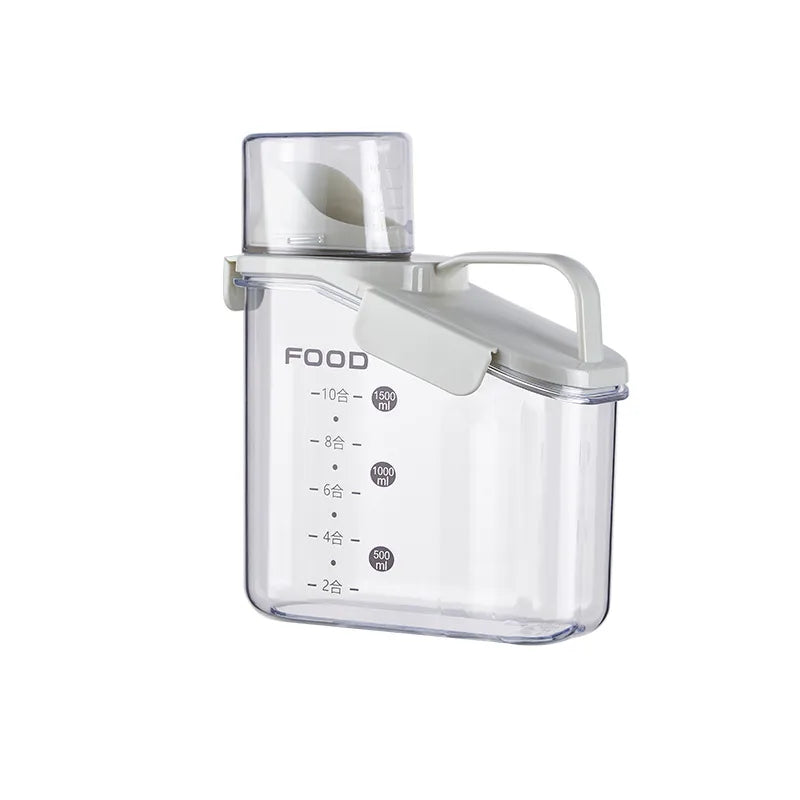 Cereals Noodles Grain Storage Box Plastic Food Grade Kitchen Storage Jar Bean Jar Sealed Jar Rice Bucket