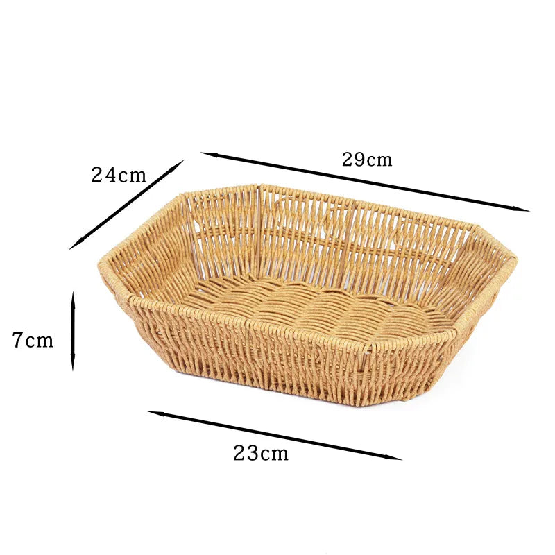 Simple Style Solid Color Storage Basket