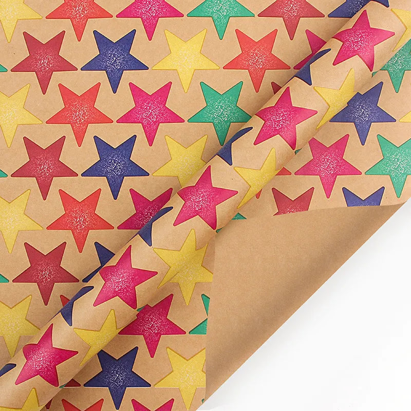 Big Size Gift Paper Valentine's Day Birthday Party Gift Wrapping Paper Vintage Kraft Paper Wholesale