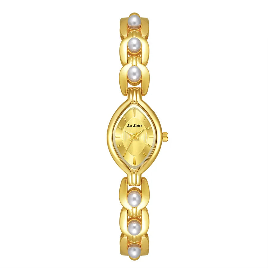 Casual Commute Solid Color Jewelry Buckle Quartz Watch