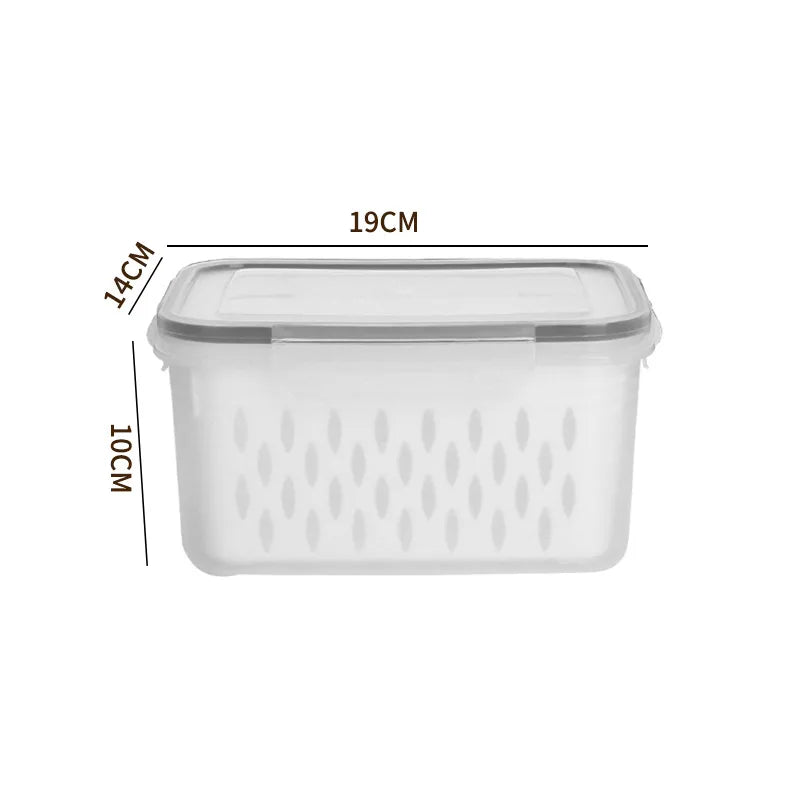 Simple Style Solid Color Plastic Storage Container Box