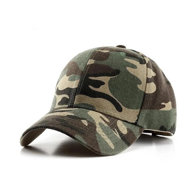 Outdoor Sports Sun Protection Hats Men's Tactical Military Camping Mountain Climbing Fishing Baseball Caps Digital Camouflage