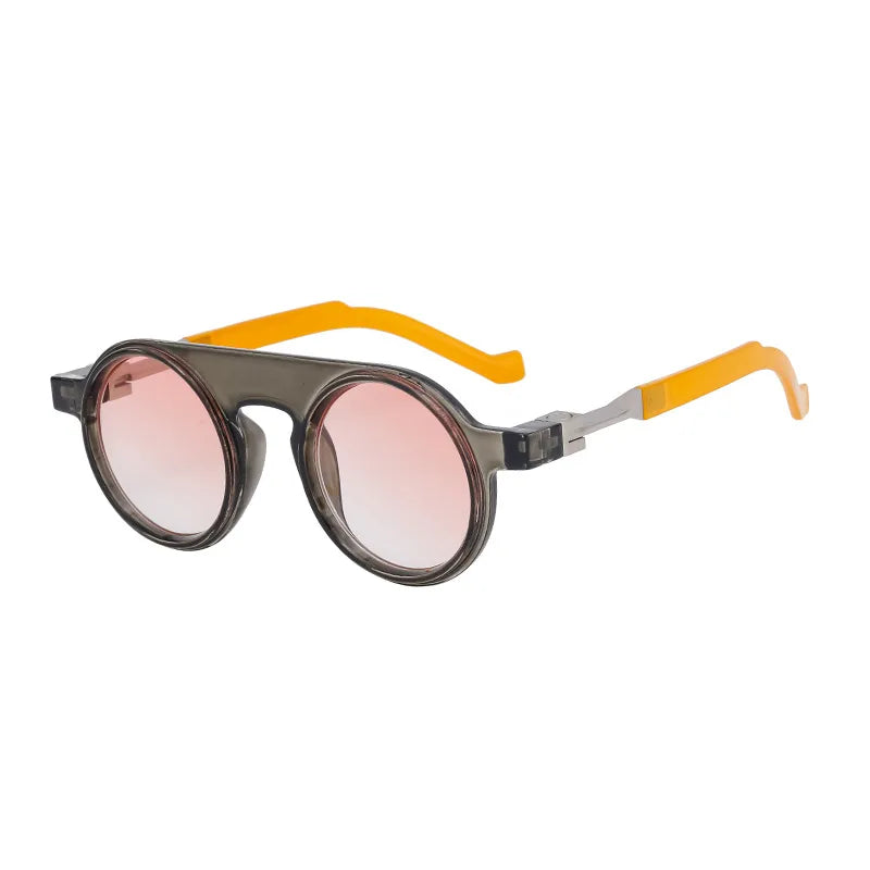 Vintage Style Classic Style Geometric Pc Round Frame Full Frame Men's Sunglasses
