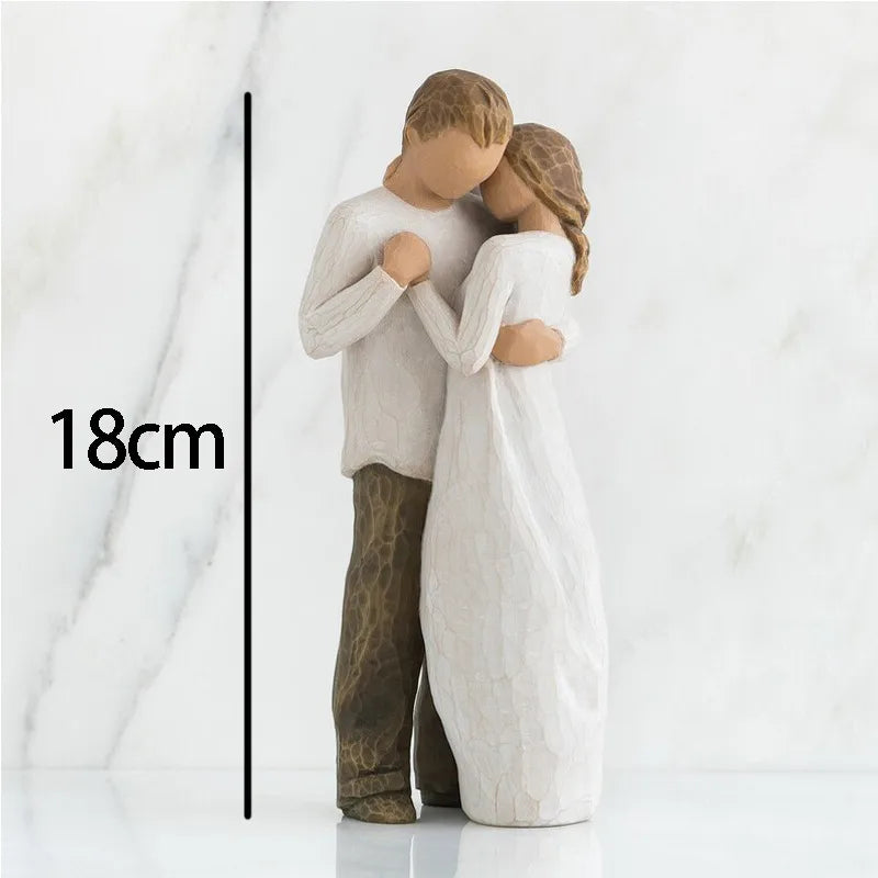 Modern Style Human Synthetic Resin Ornaments Artificial Decorations