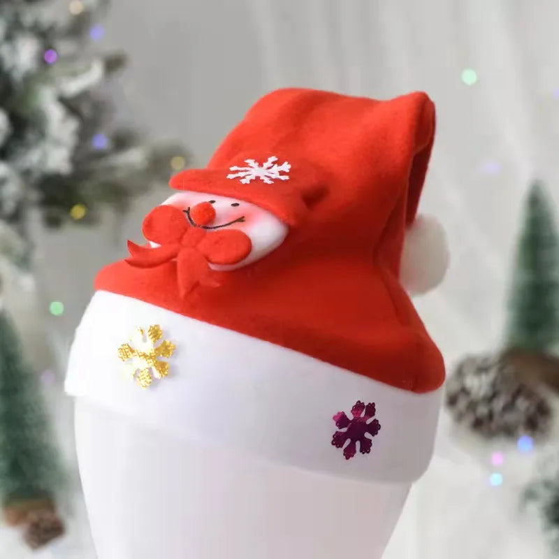 Christmas Cute Cartoon Nonwoven Party christmas hat