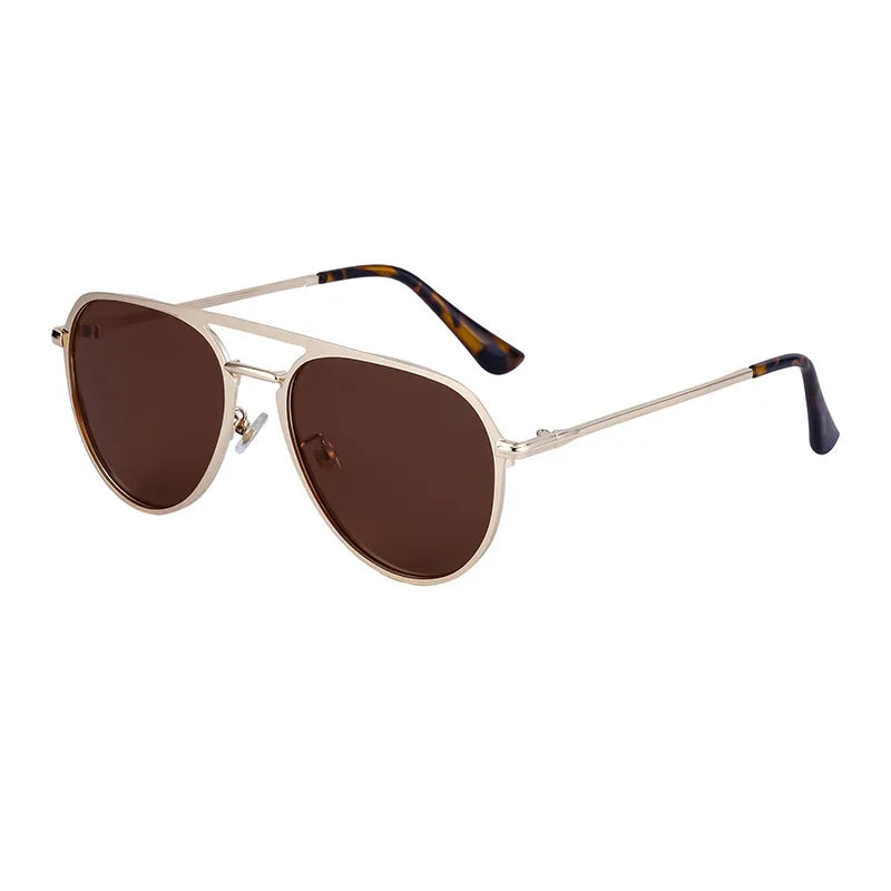 Retro Color Block Pc toad glasses Full Frame Men's Sunglasses
