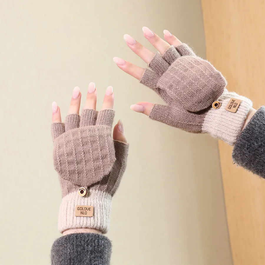 women's casual simple style solid color gloves 1 pair