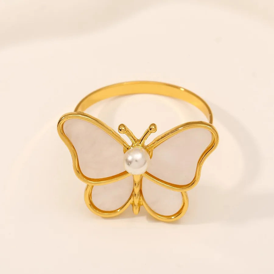 Insect Dragonfly Butterfly Zinc alloy 1 Piece