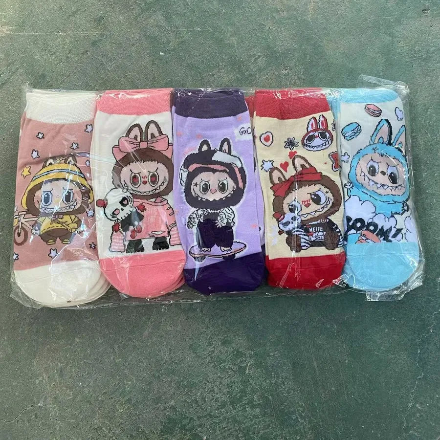 Casual Elegant Women's Dog Cotton Ankle Socks 1 Set