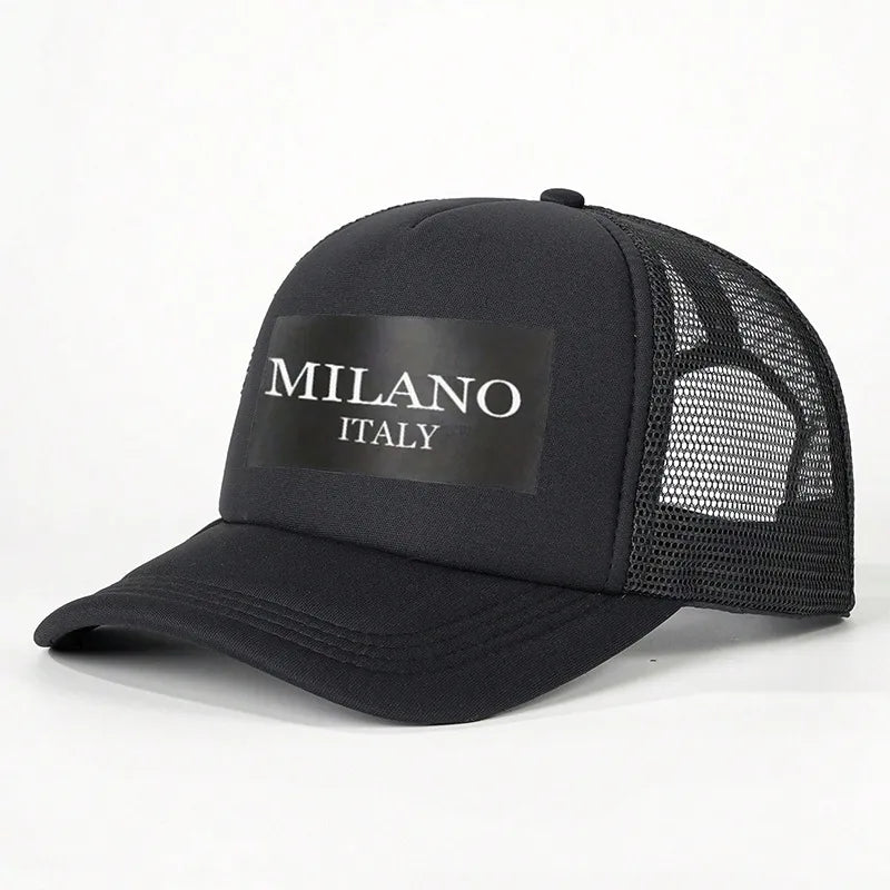 Unisex Streetwear Letter Curved Eaves Baseball Cap