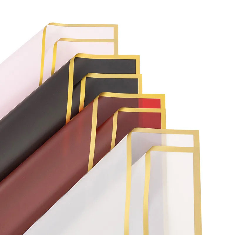 Simple Style Color Block Plastic Date Festival Gift Wrapping Supplies Party Supplies Gift Wrapping Supplies 20 PCS/Package