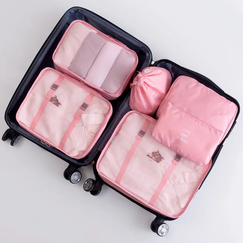 casual solid color cloth storage bag