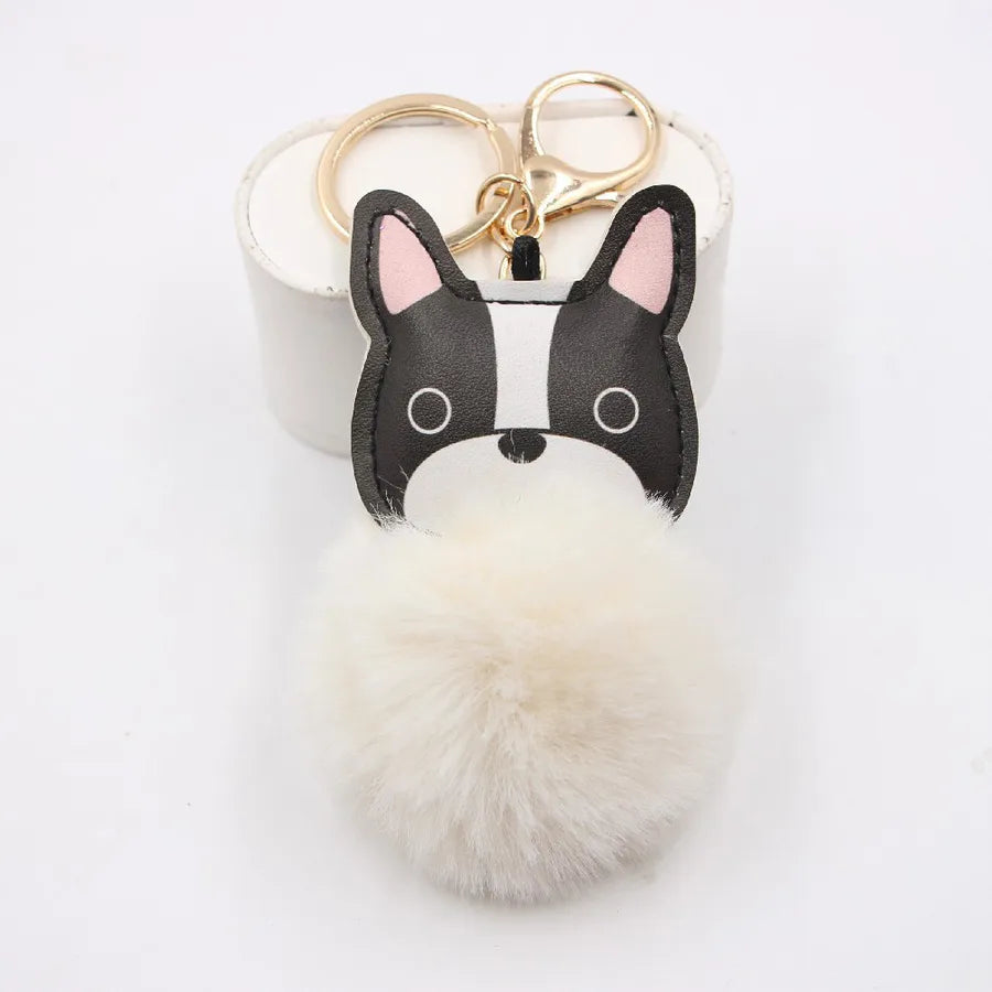 new puppy dog key chain pendant bag purse plush pendant