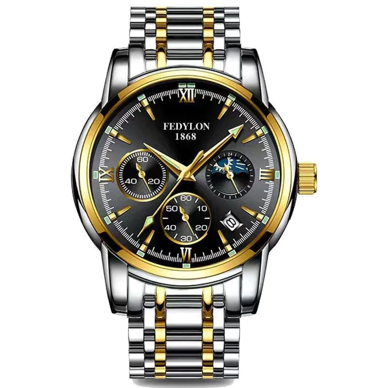 Vertiron Swiss Watch Men's Mechanical Watch Business Student Retro Genuine Top 10 Waterproof Quartz Men's Luminous
