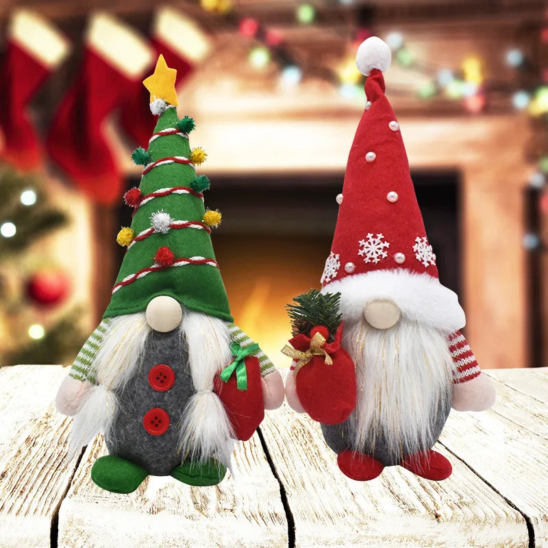 Christmas Geometric Party Rudolph Doll