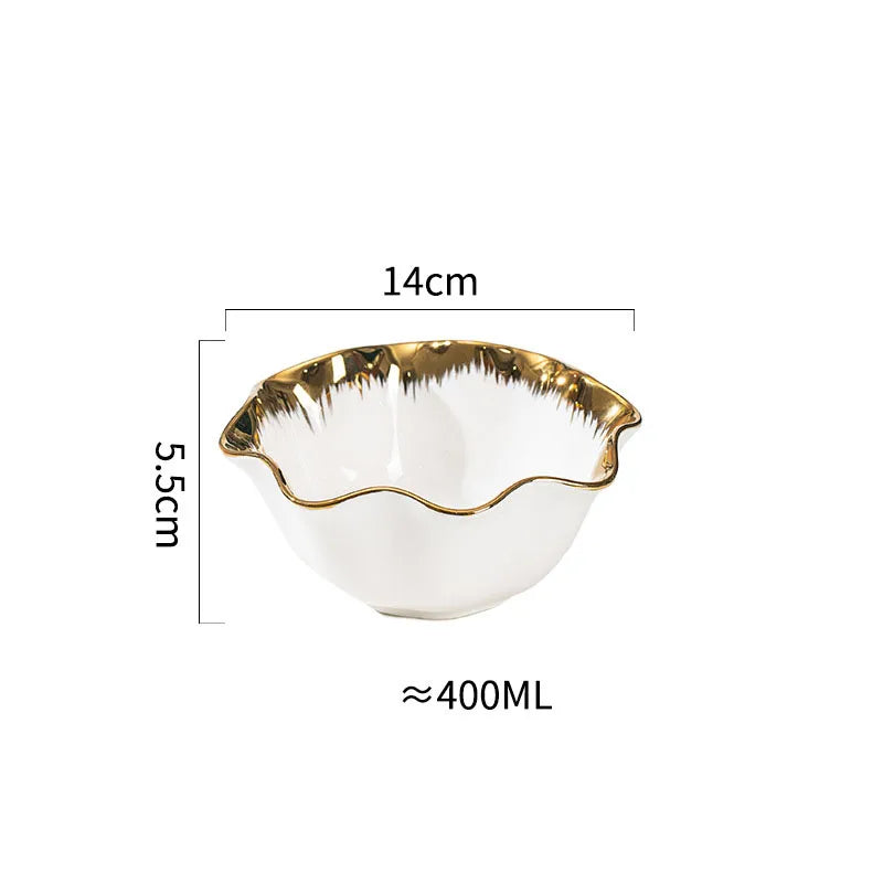Casual Elegant Glam Solid Color ceramics plate Bowl 1 Piece