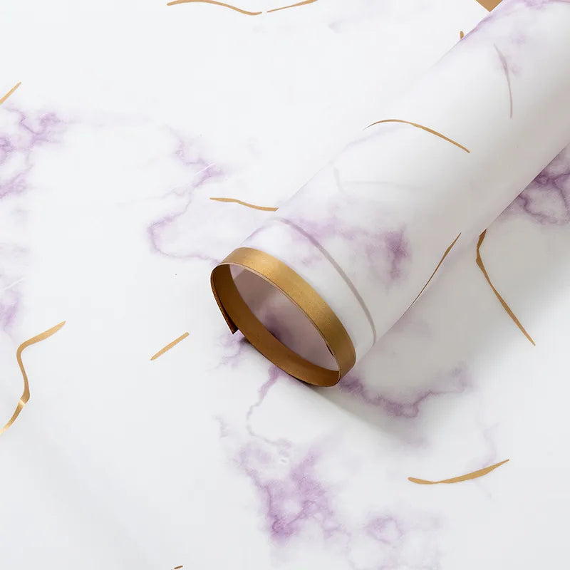 Elegant Simple Style Marble Plastic Date Festival Gift Wrapping Supplies Party Supplies Gift Wrapping Supplies 20 PCS/Package