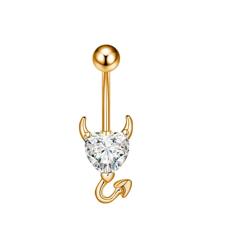 Human body piercing jewelry navel nail  hot selling navel ring  classic navel buckle wholesale manufacturers navel nail