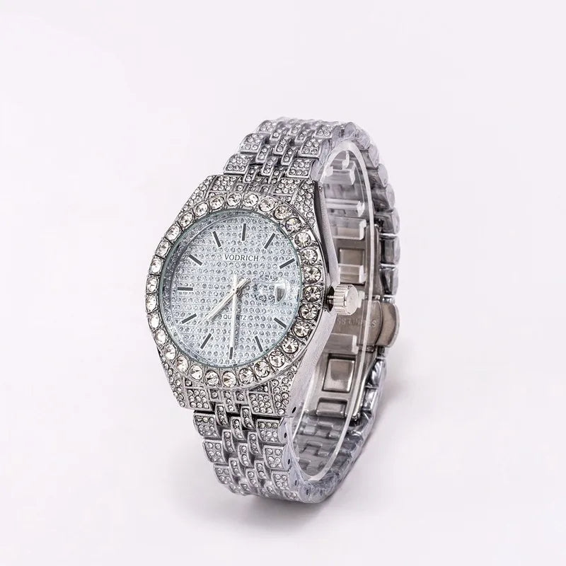 Business Solid Color Single Folding Buckle Quartz Women's Watches