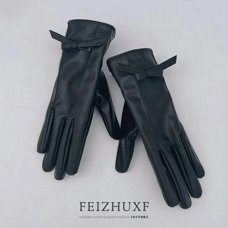 Women's Simple Style Solid Color Gloves