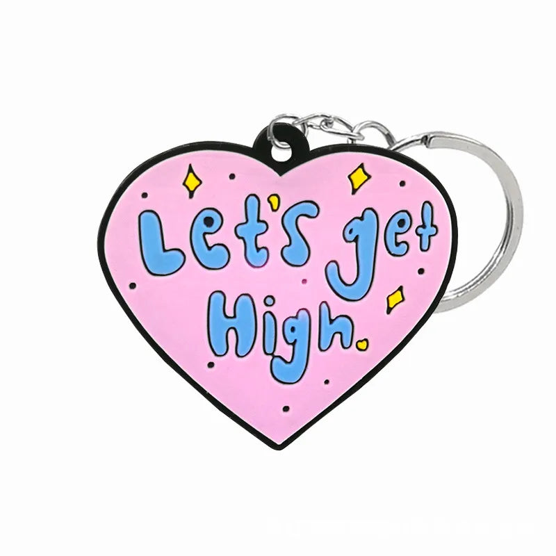 1 Piece Cartoon Style Cute Letter Heart Shape Boots PVC Alloy Women's Bag Pendant Keychain