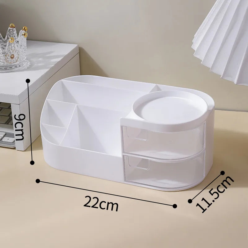 Solid Color PS Plastic Simple Style Storage Box