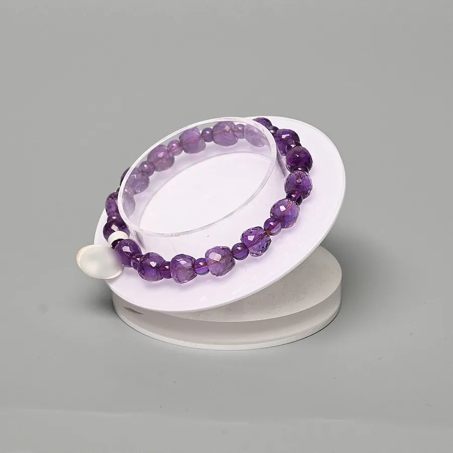 Organic Glass Jewelry Display Stand Bracelet Earring Holder Simple Handmade New Style Jewelry Showcase Holder Rack
