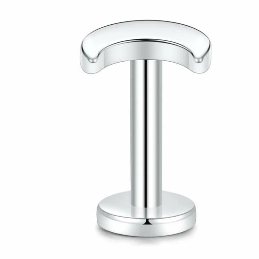 1 Piece Lip Rings Simple Style Solid Color Pure Titanium