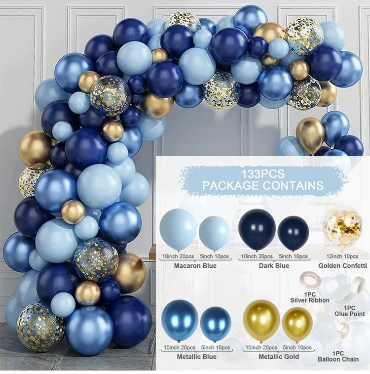 10 Series Birthday Party Decoration Balloon Suit Balloon Chain Arch Wedding Wedding Room Scene Arrangement