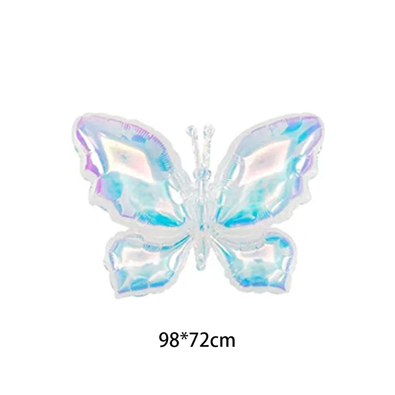 Birthday Casual Sweet Star Heart Shape Butterfly Aluminum Film Party Festival Balloons