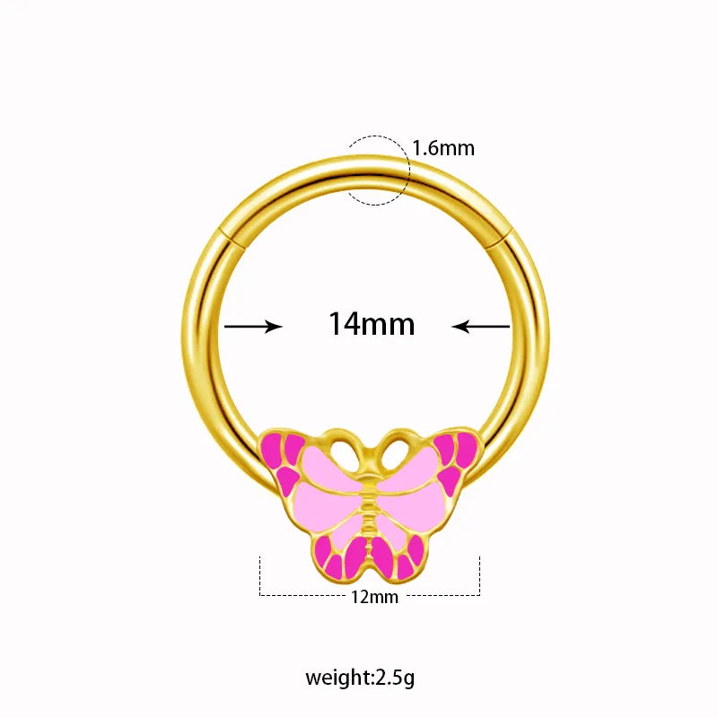 sweet plant heart shape wings stainless steel alloy white gold plated gold plated zircon body chain in bulk